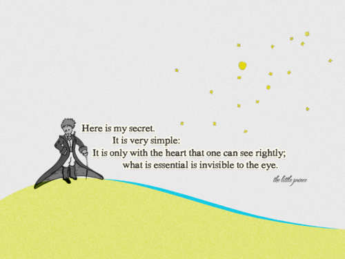 saint exupery invisible