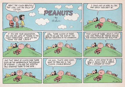 peanuts clouds