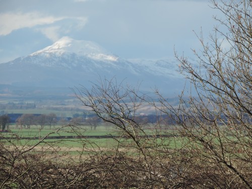 snow capped ben ledi